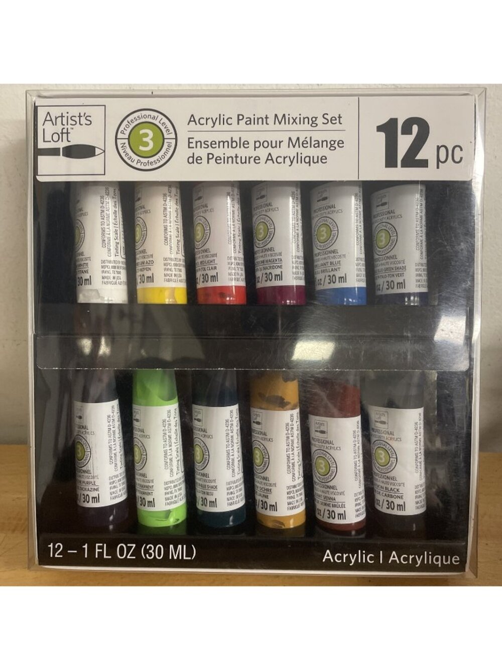 Artist's Loft Acrylic Paint Mixing Set, 12pc Brand New #217